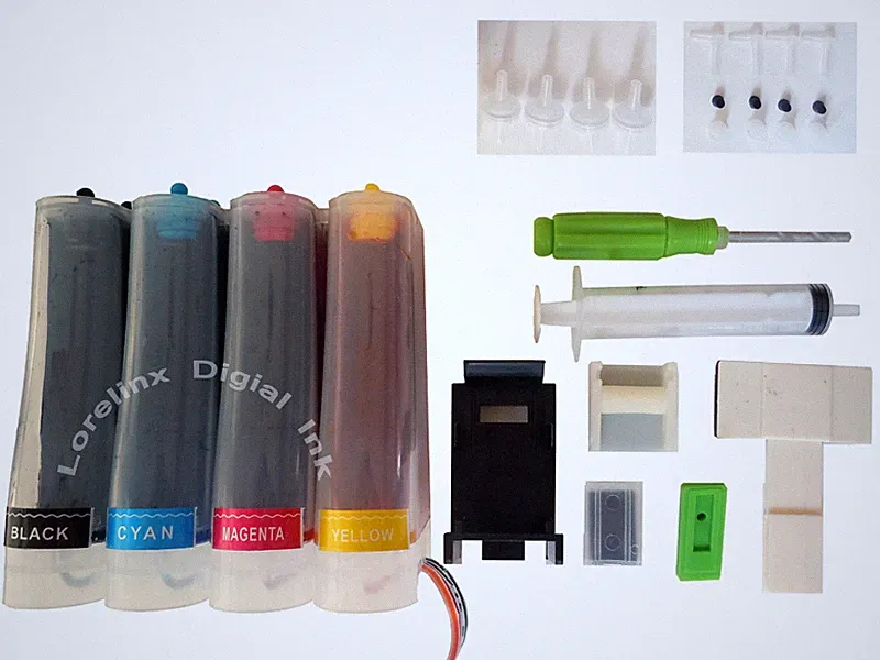 DIY CISS Continuous Ink Supply System for HP (with Ink)