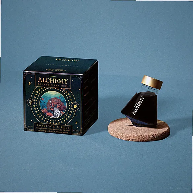 Endless Alchemy Bottled Ink for Fountain Pens in Poseidon's Reef- 45 ml - NEW