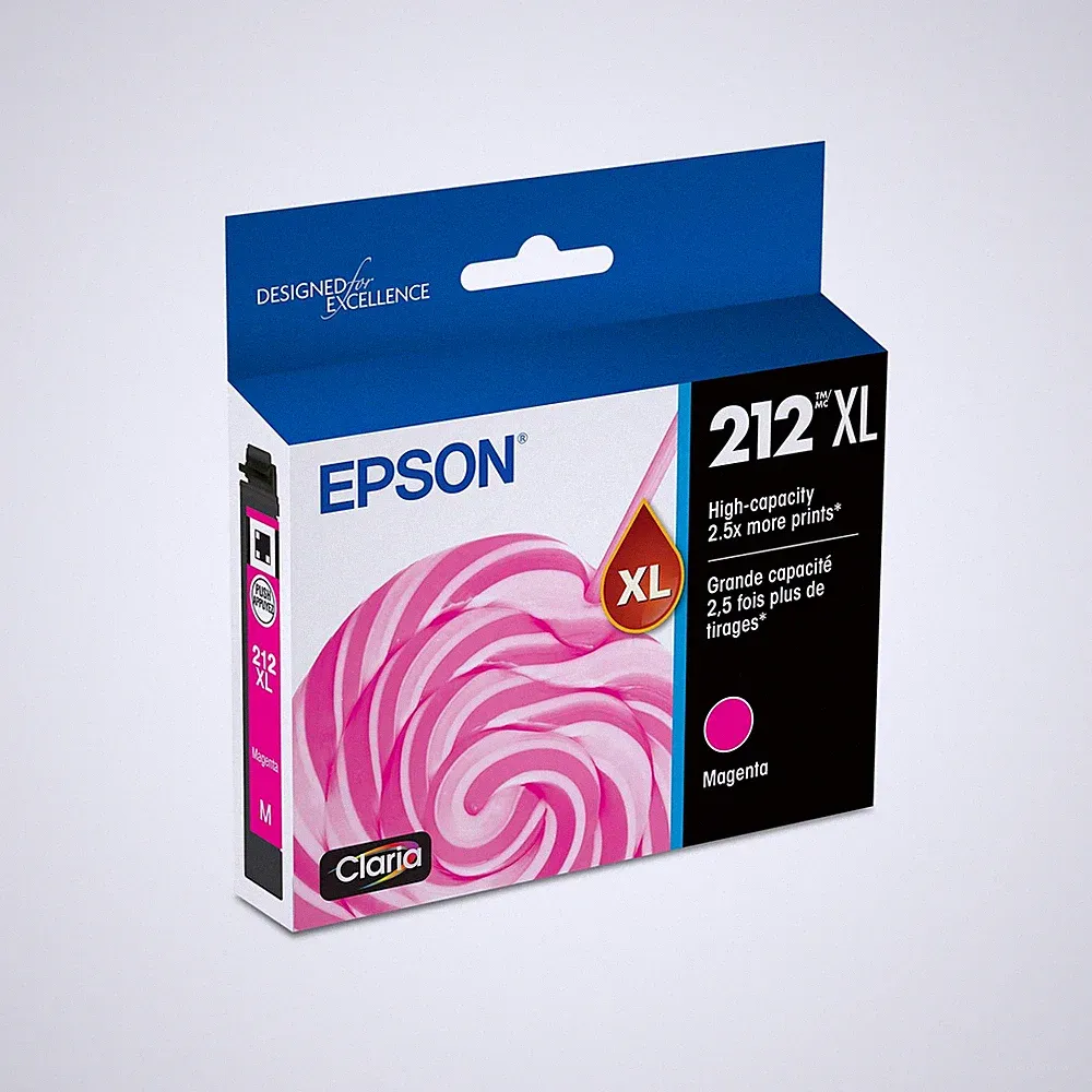High Capacity Magenta Inkjet Printer Ink for Sharp Text and Brilliant Photos